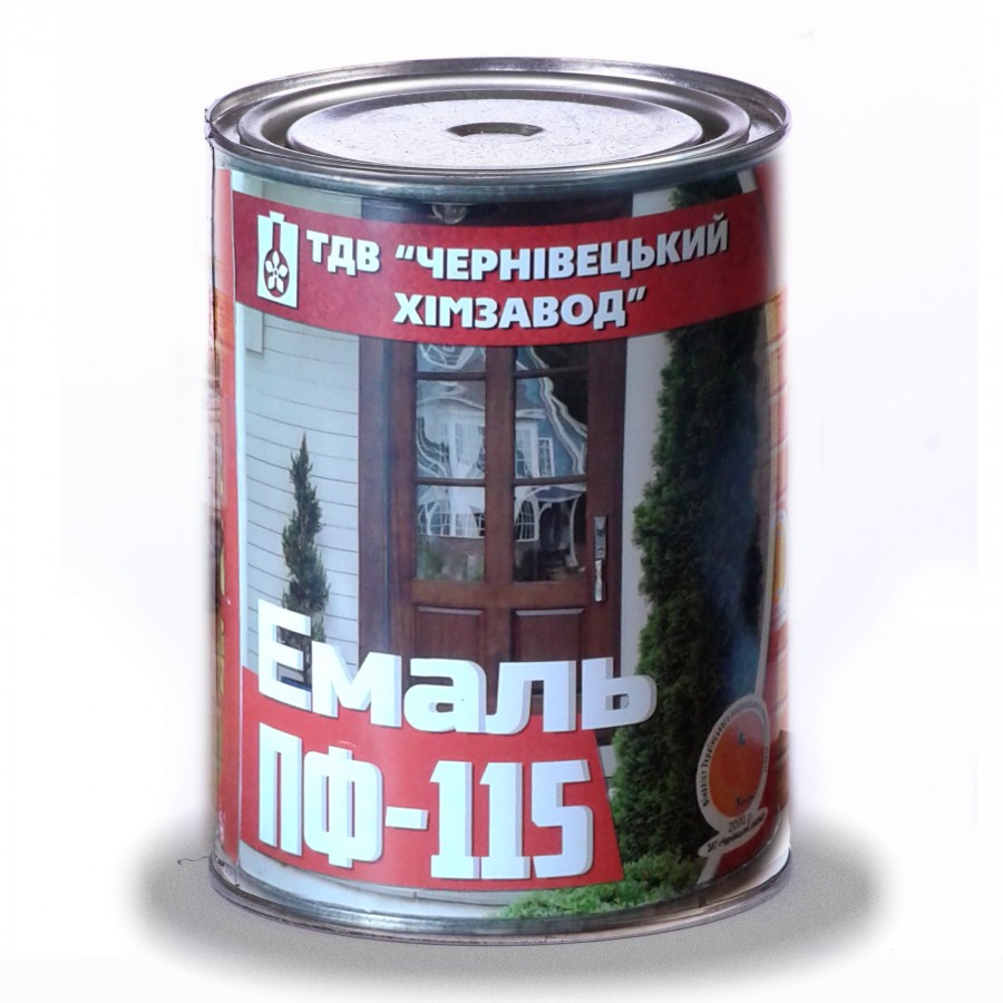 Емаль ПФ-115 алкідна, ТДВ Чернівецький хімзавод, біла 2,7 кг